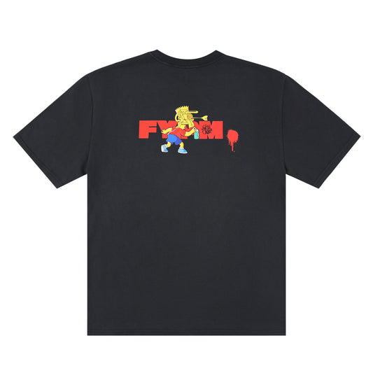 Bart Graffiti T-shirt - Dark Slate